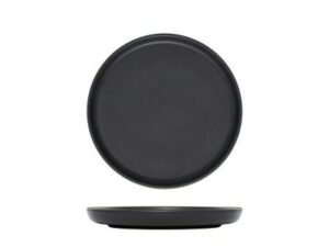 Round Plate, ECLIPSE UNO BLACK, 220mm (Box of 6)
