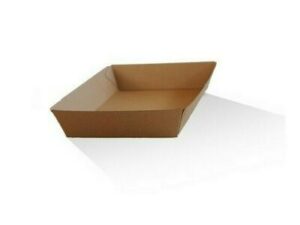 Brown Kraft Corrugated Tray 4 (250/CTN)