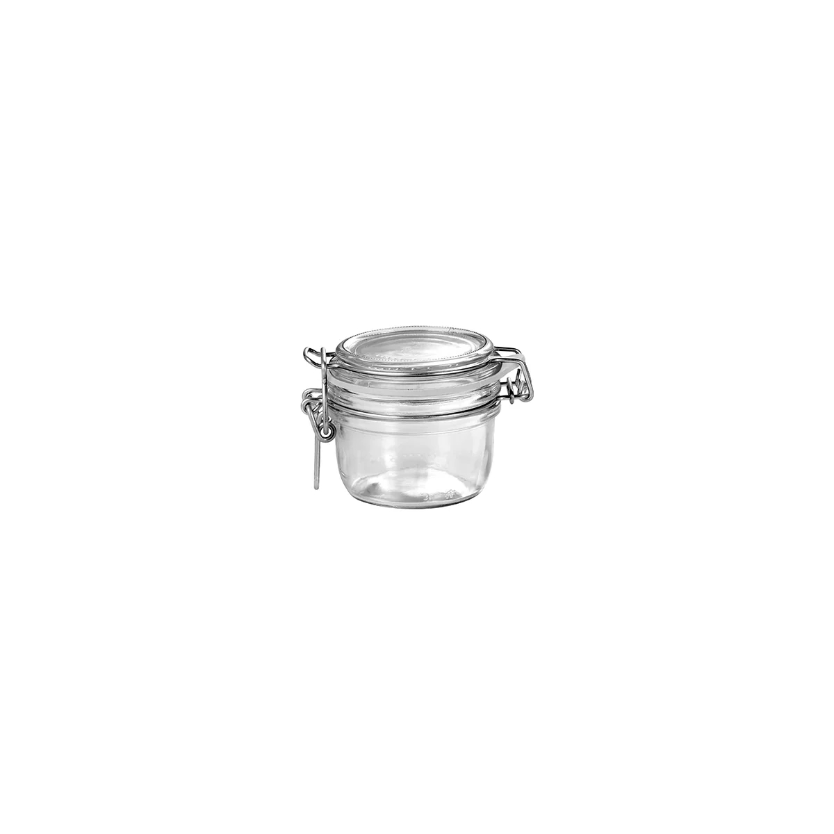 Glass Jar w/ Lid, BORMIOLI ROCCO FIDO, 125ml/83x71mm (Box of 12)