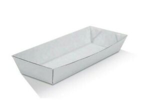 White Kraft Corrugated Hot Dog Tray (600/CTN)
