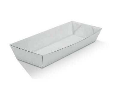 White Kraft Corrugated Hot Dog Tray (600/CTN)