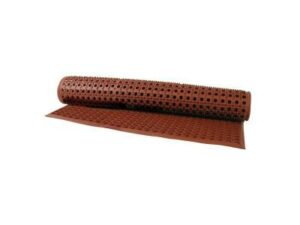 Safety Cushion Rubber Mat TERRACOTTA GREASE PROOF, 900x1500mm - MATTEK