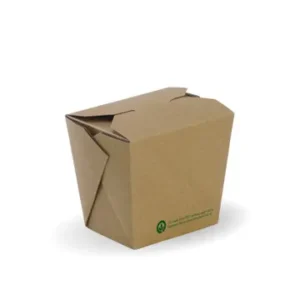 Brown Kraft Board Noodle Box 16oz BIOPAK (500/CTN)