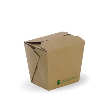 Brown Kraft Board Noodle Box 16oz BIOPAK (500/CTN)