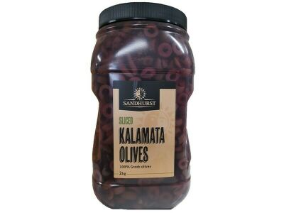Sliced Kalamata Olives 2kg, SANDHURST
