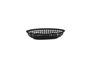 Bread Basket Oval, PLASTIC, BLACK (Box of 36)