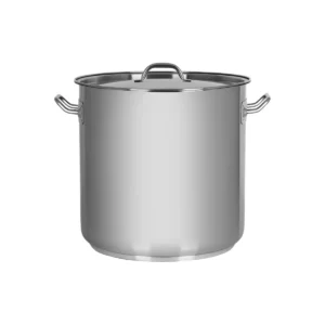 Stockpot Stainless Steel w/ Cover, CHEF INOX ELITE, 320x320mm/25.5Lt
