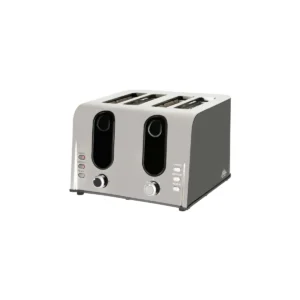 Toaster Luxury Stainless Steel, NOBLE & PRICE, 4 Slice