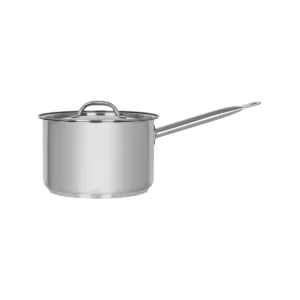 Saucepan Stainless Steel w/ Cover, CHEF INOX ELITE, 220x140mm/5.25Lt