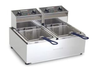 ROBAND Benchtop Double Pan Electric Fryer 2x5Lt