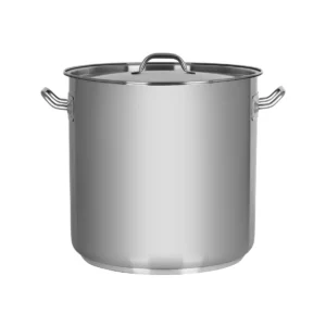 Stockpot Stainless Steel w/ Cover, CHEF INOX ELITE, 360x360mm/36.5Lt