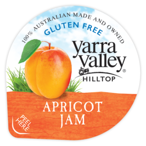 Apricot Jam 16gm, YARRA VALLEY HILLTOP (200/CTN)