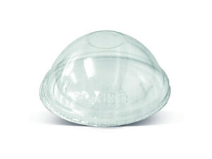 PET Dome Lid For Bamboo Paper Ice Cream Cup 8oz (1000/CTN)