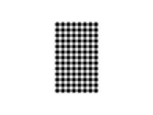 Greaseproof Paper 200x300mm GINGHAM BLACK (200/PCK)