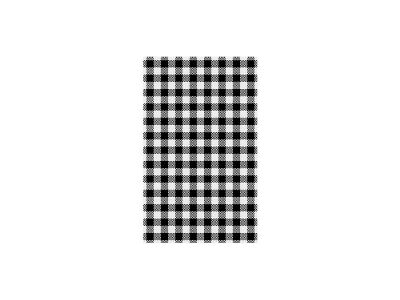Greaseproof Paper 200x300mm GINGHAM BLACK (200/PCK)