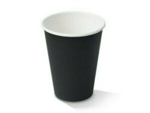 Paper Cup S/W, 12oz BLACK *90mm Top* (1000/CTN)