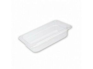 Gastronorm Pan Polycarbonate 1/4 SIZE, 65mm CLEAR