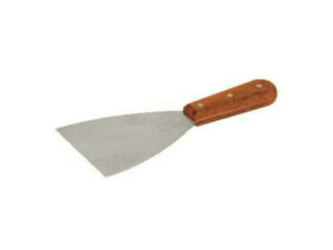 Pan Scraper S/S, 115x100mm WOOD HANDLE