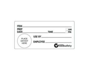 Removable Shelf Life Labels 102x47mm (500/Roll)