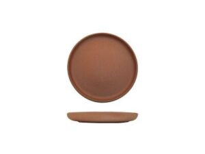 Round Plate, ECLIPSE UNO BROWN, 220mm (Box of 6)
