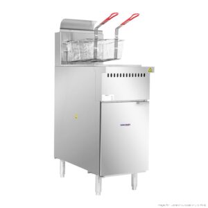 GASMAX Fryer 22Lt V Pan 1 Burner 2 Baskets (LPG)