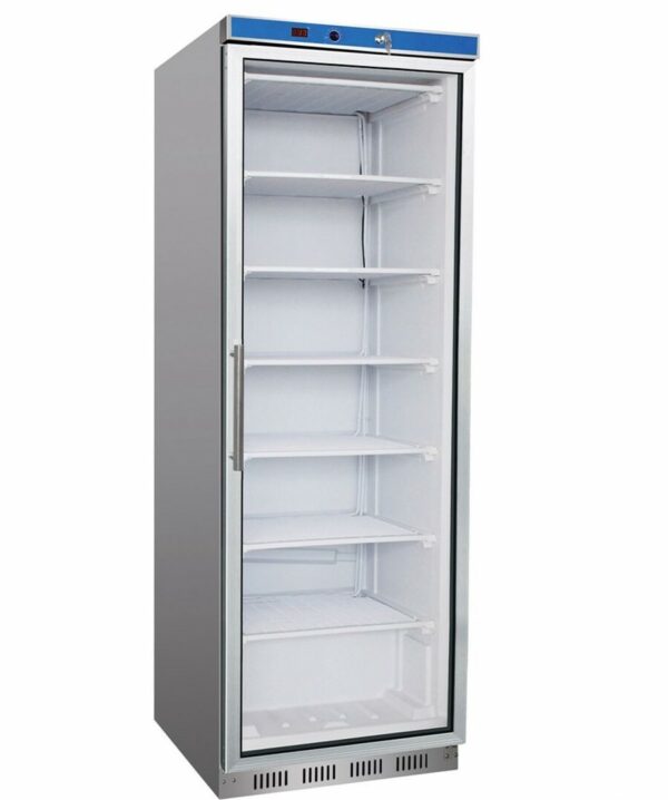 Stainless Steel Fridge With Glass Door HR400G S/S