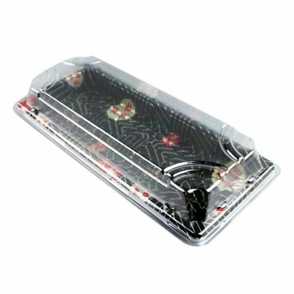 Sushi Tray Sakura 811 Base and Lid (50/Pack) - Image 2