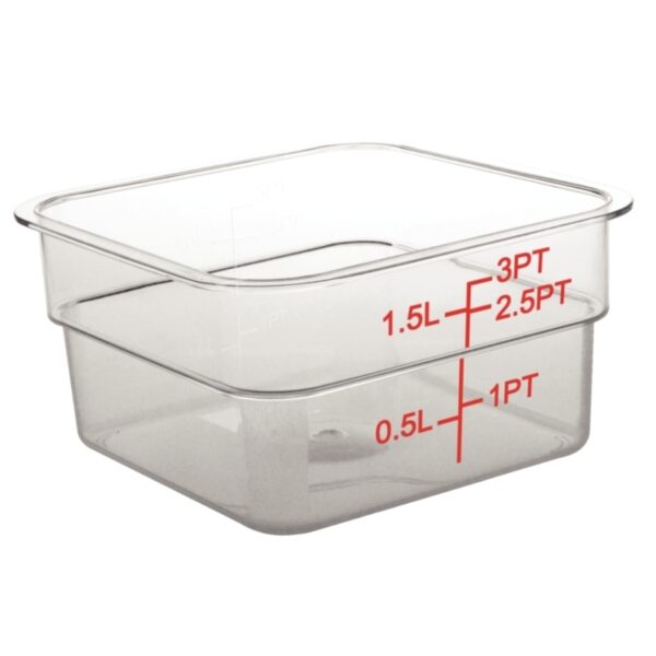 Polycarb Square Storage Container (6 Sizes)