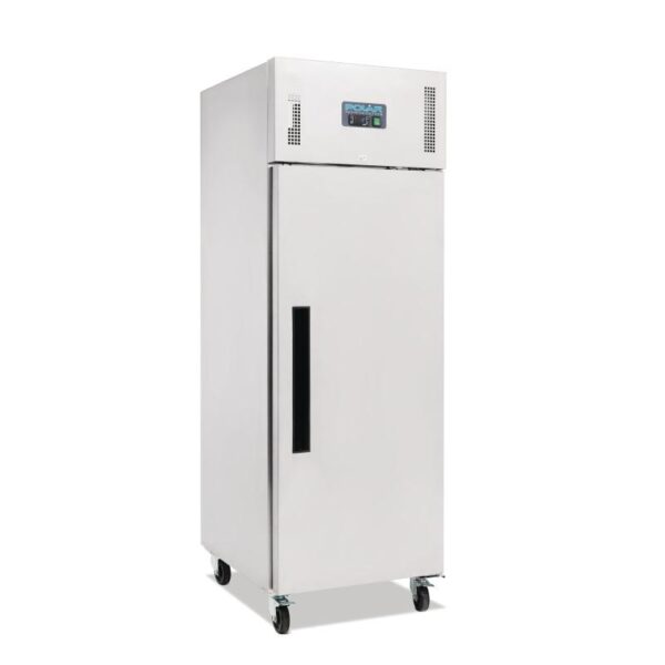 Polar Stainless Steel Upright Fridge Single Door 600Lt