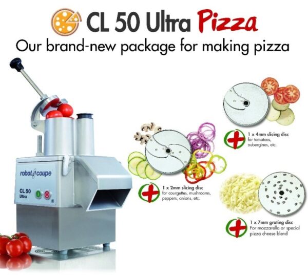 Robot Coupe Vegetable Preparation Machine CL50 Ultra Pizza With 3 Discs - Image 3