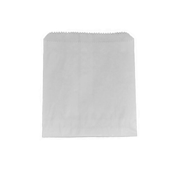 Greaseproof Lined Paper Bags White 1/2 SQUARE (500/Pack)