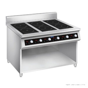 ELECTMAX Induction Cooktop w/ Stand 6 Burner