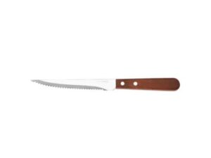 Steak Knife S/S, TABLEKRAFT, PAKKAWOOD HANDLE (Box of 12)