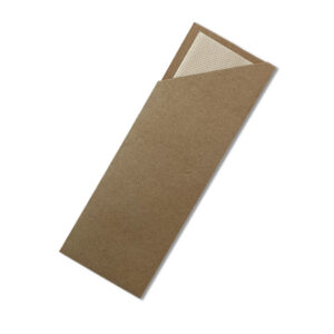 Cutlery Pouch w/ Napkin, BROWN KRAFT (1000/CTN)