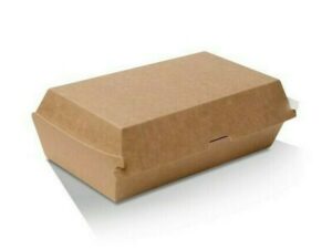 Brown Kraft Board Snack Box LARGE (250/CTN)