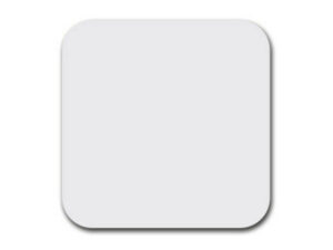 Cardboard Drink Coaster Square, WHITE (2500/CTN)