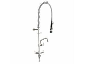 3MONKEEZ Dual Hob Mounted Pre Rinse Unit w/ 6" Pot Filler