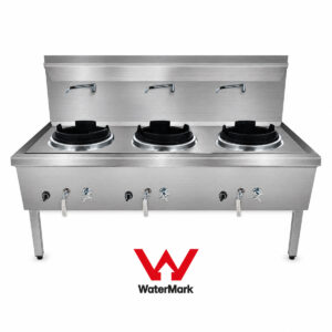 GASMAX Waterless TRIPLE Wok Chimney Burner (LPG)