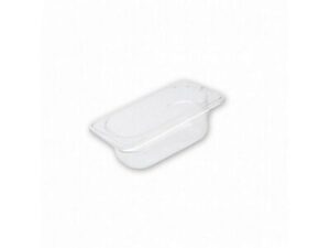 Gastronorm Pan Polycarbonate 1/9 SIZE, 65mm CLEAR