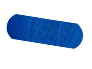 Blue Detectable Plastic Waterproof Bandages (100/PCK)
