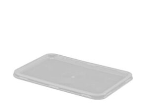 Lid For Plastic Rectangle Freezer Grade Container 500-1000ml (500/CTN)