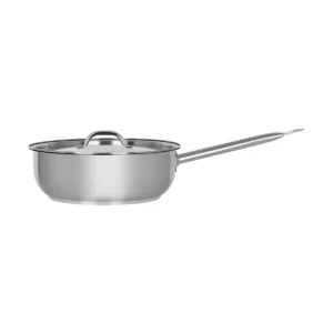 Saute Pan Stainless Steel w/ Cover, CHEF INOX ELITE, 280x95mm/5.5Lt