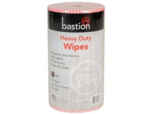 Heavy Duty Wipes (90/Roll), RED