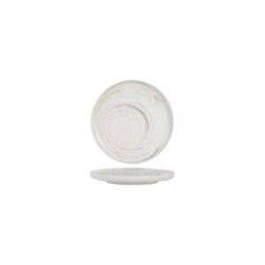 Round Plate, LUZERNE MARBLE, 165mm (Box of 6)