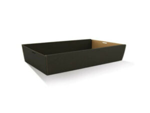 Black Kraft Catering Tray, LARGE (50/CTN)