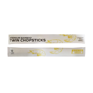 Bamboo PREMIUM Twin Chopsticks Wrapped 210mm (3000/CTN)
