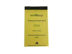 Restaurant Docket Book MEDIUM, Triplicate Copy (10/PCK)