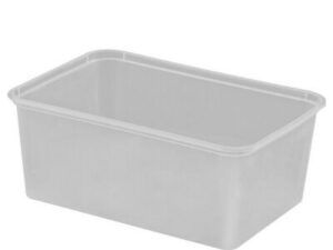 Plastic Rectangle Freezer Grade Container 1000ml (500/CTN)