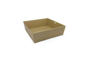 Brown Kraft Catering Tray, SQUARE MEDIUM (100/CTN)