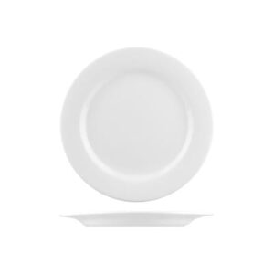 Round Plate Wide Rim, AFC FLINDERS, 290mm (Box of 12)